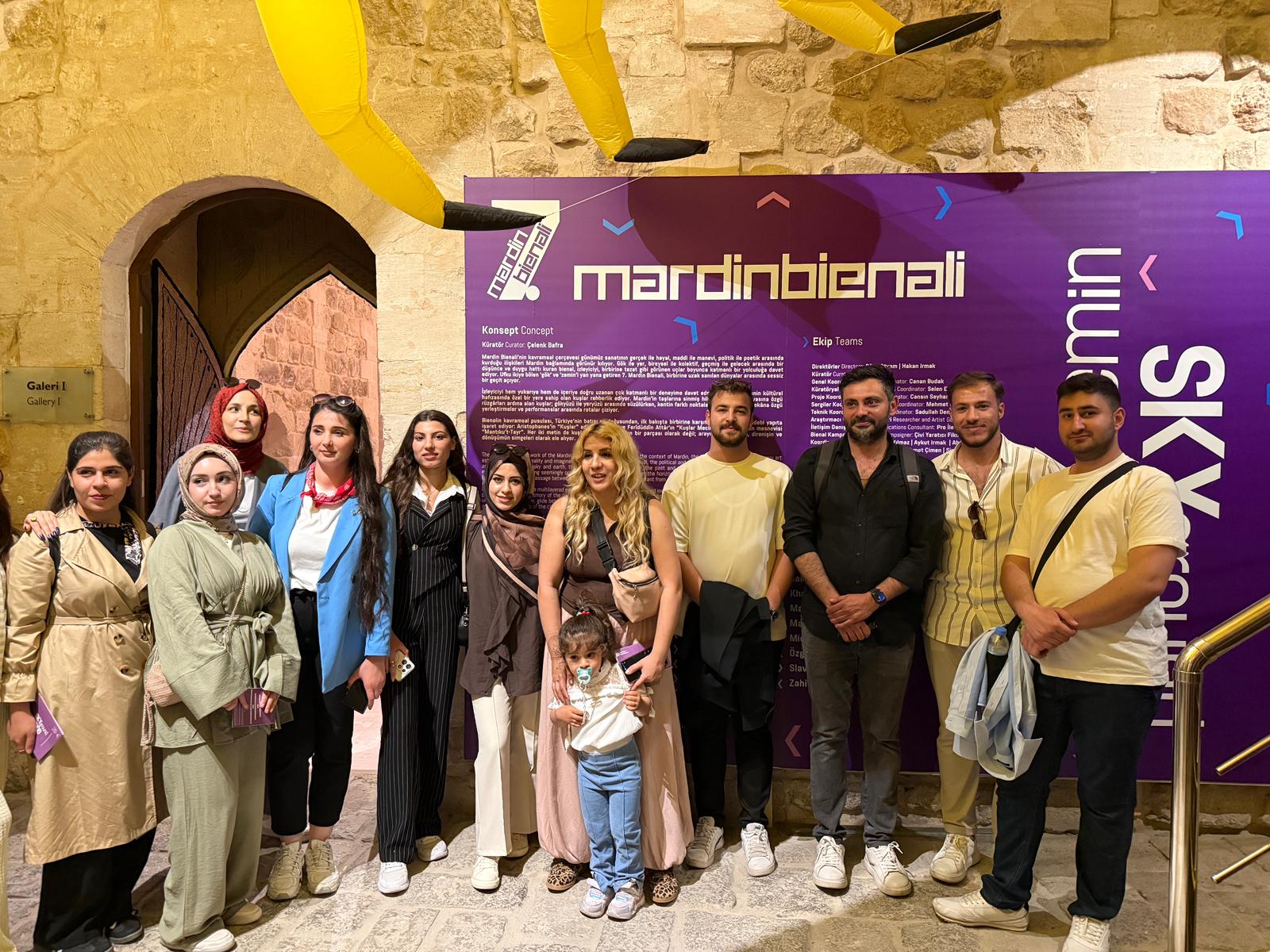 Mardin Bienali’ne Harran Üniversitesi Güzel Sanatlar Fakültesi Öğrencilerinden Kültürel ve Sanatsal İnceleme Gezisi